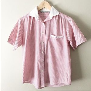 Vintage Striped Blouse